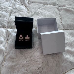 Hermes Lacquered Eileen Drop Earrings- Authentic